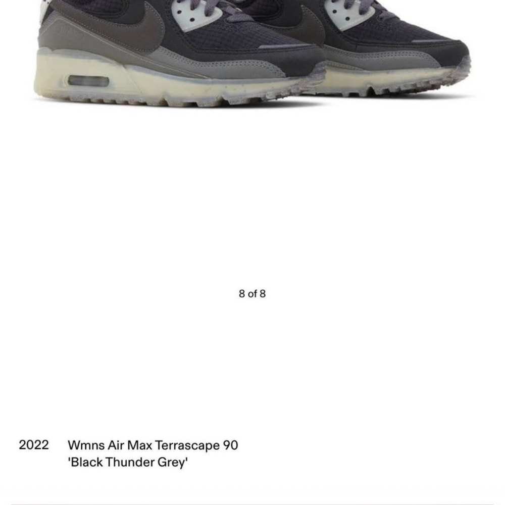 Nike Air Max Terrascape 90 Black Thunder Grey 7.5W - Picture 5 of 5